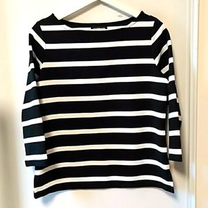 Lisa Claiborne boat neck top